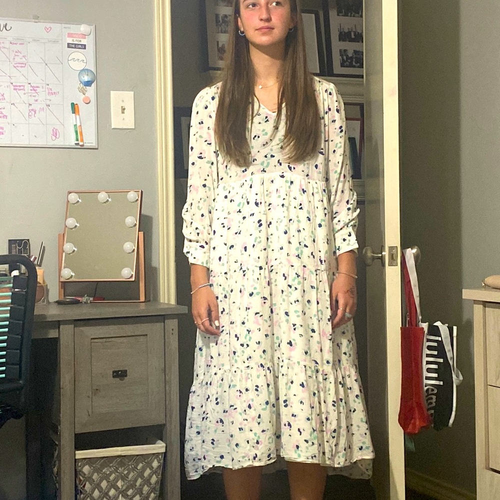 Colorful long dress